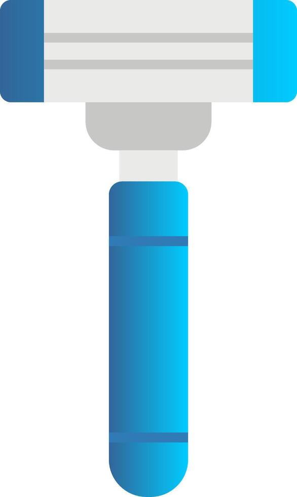 Razor Flat Gradient  Icon vector