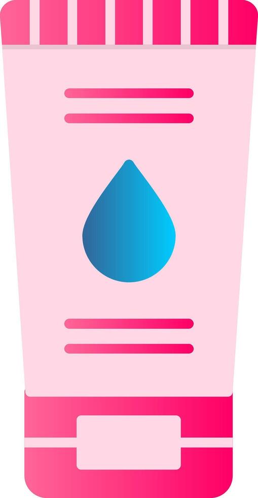 Face Wash Flat Gradient  Icon vector