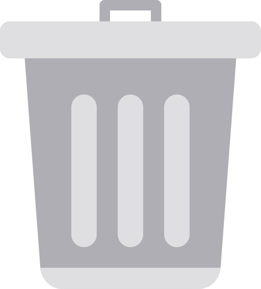 Garbage Flat Gradient  Icon vector