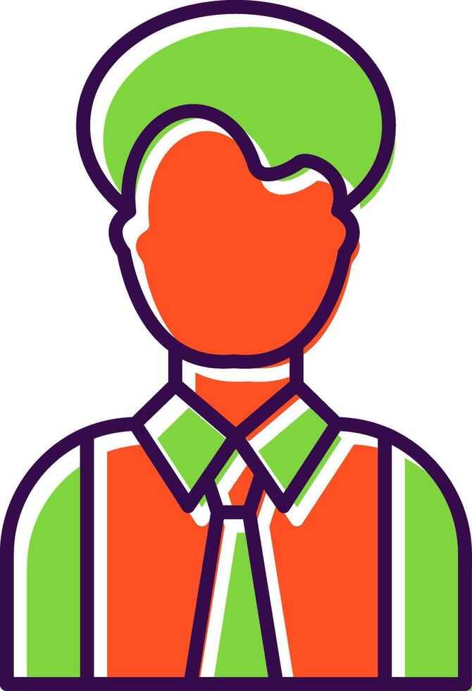 Person Filled  Icon vector