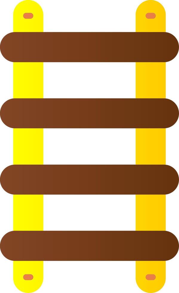 Stepladder Flat Gradient  Icon vector