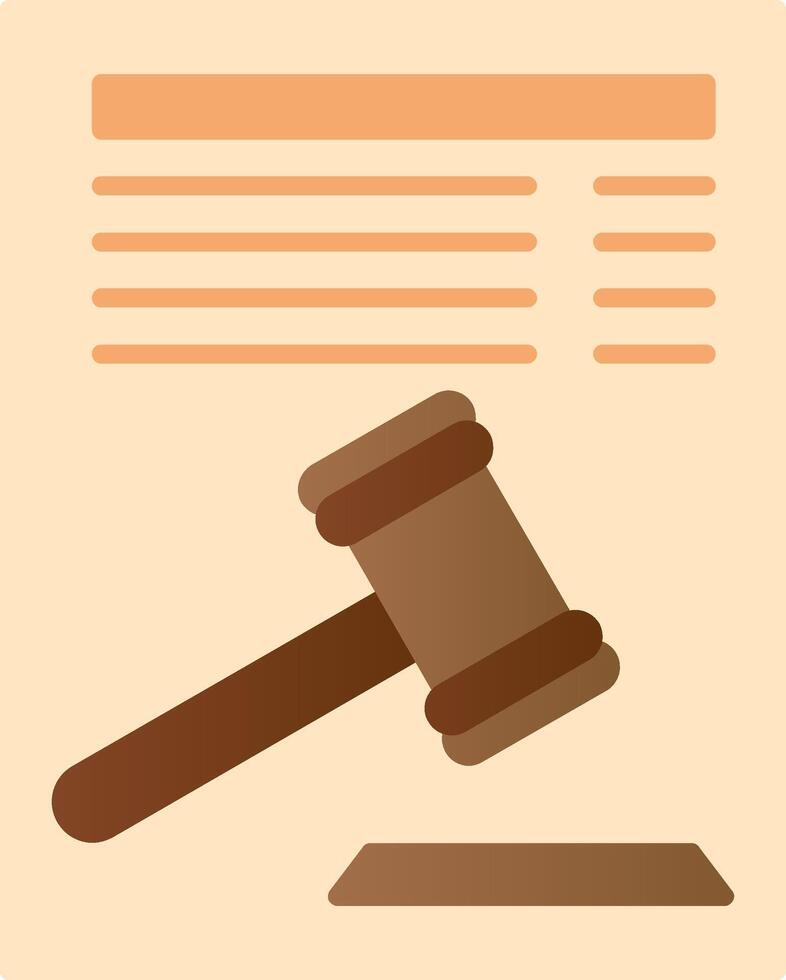 legal documento plano degradado icono vector