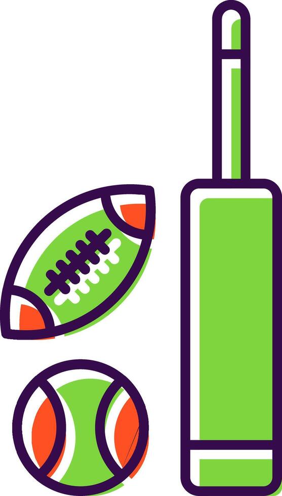 Sport Filled  Icon vector