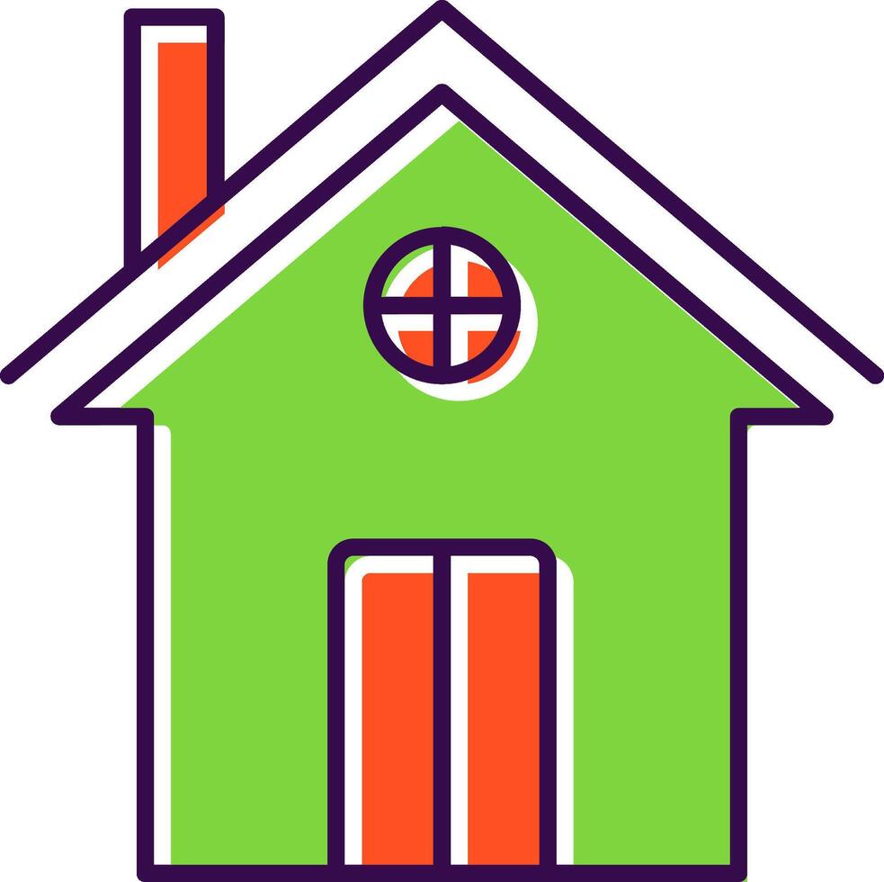 House Filled  Icon vector