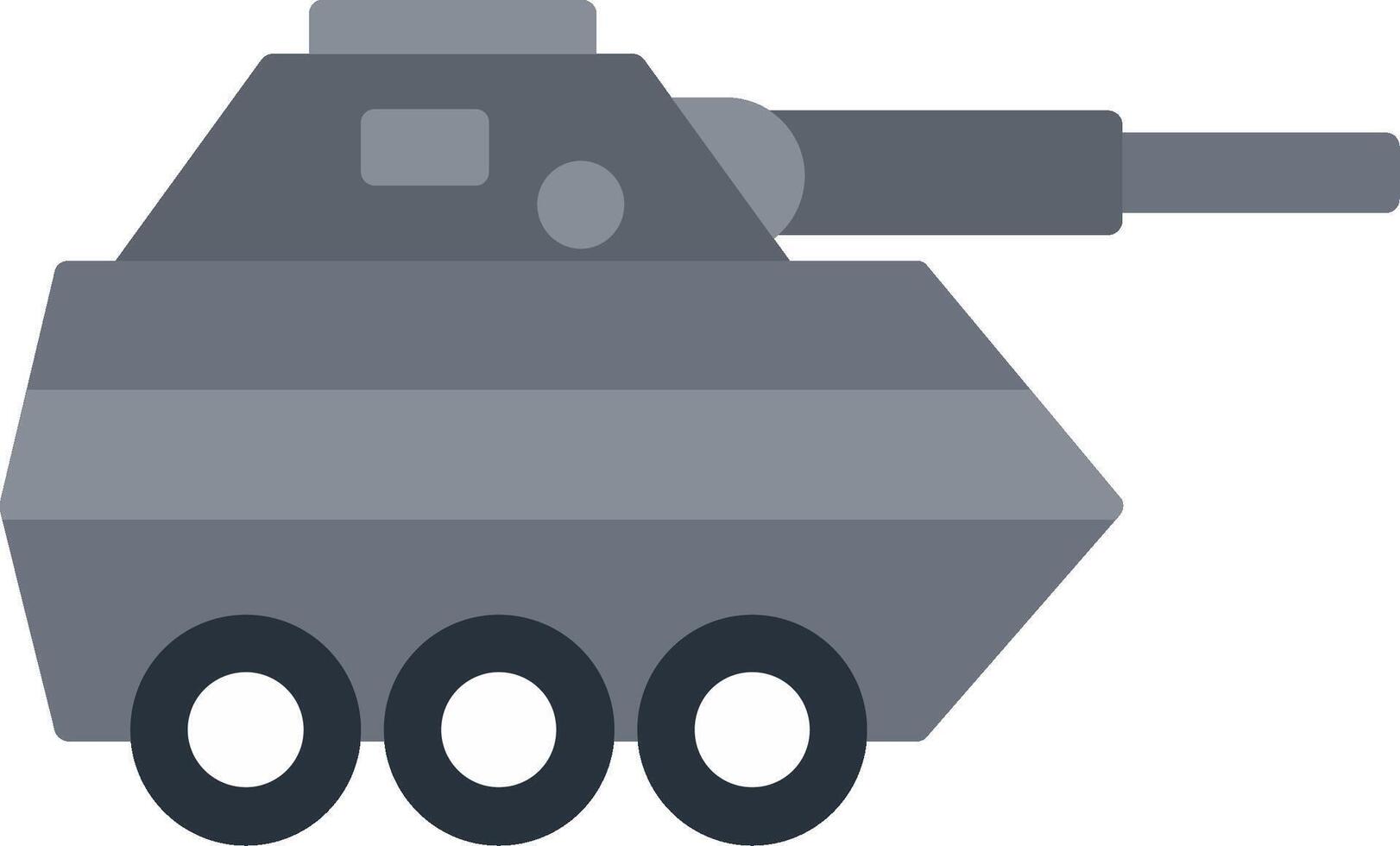 Infantry Van Flat Gradient  Icon vector