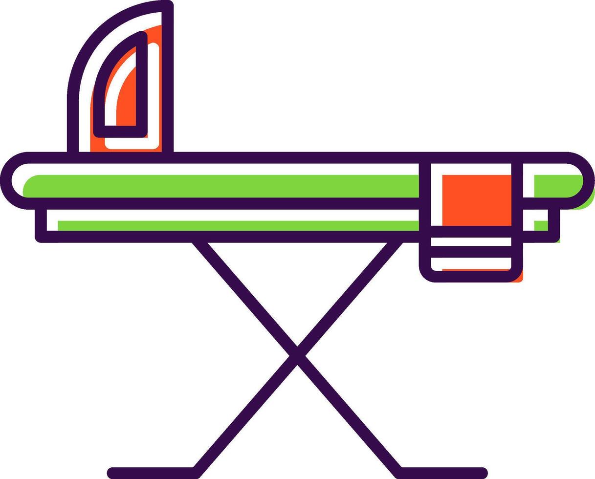 Ironing Board Filled  Icon vector