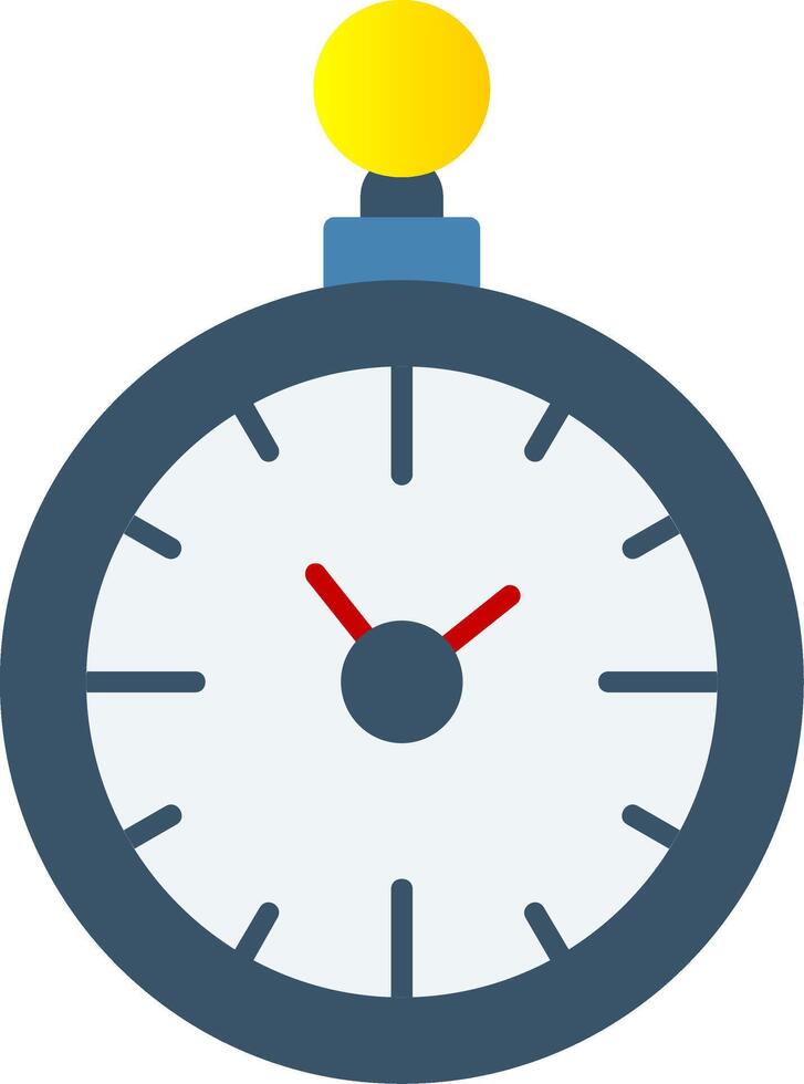 Pocket Watch Flat Gradient  Icon vector