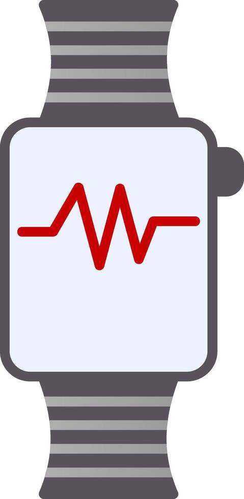Fitness Watch Flat Gradient  Icon vector