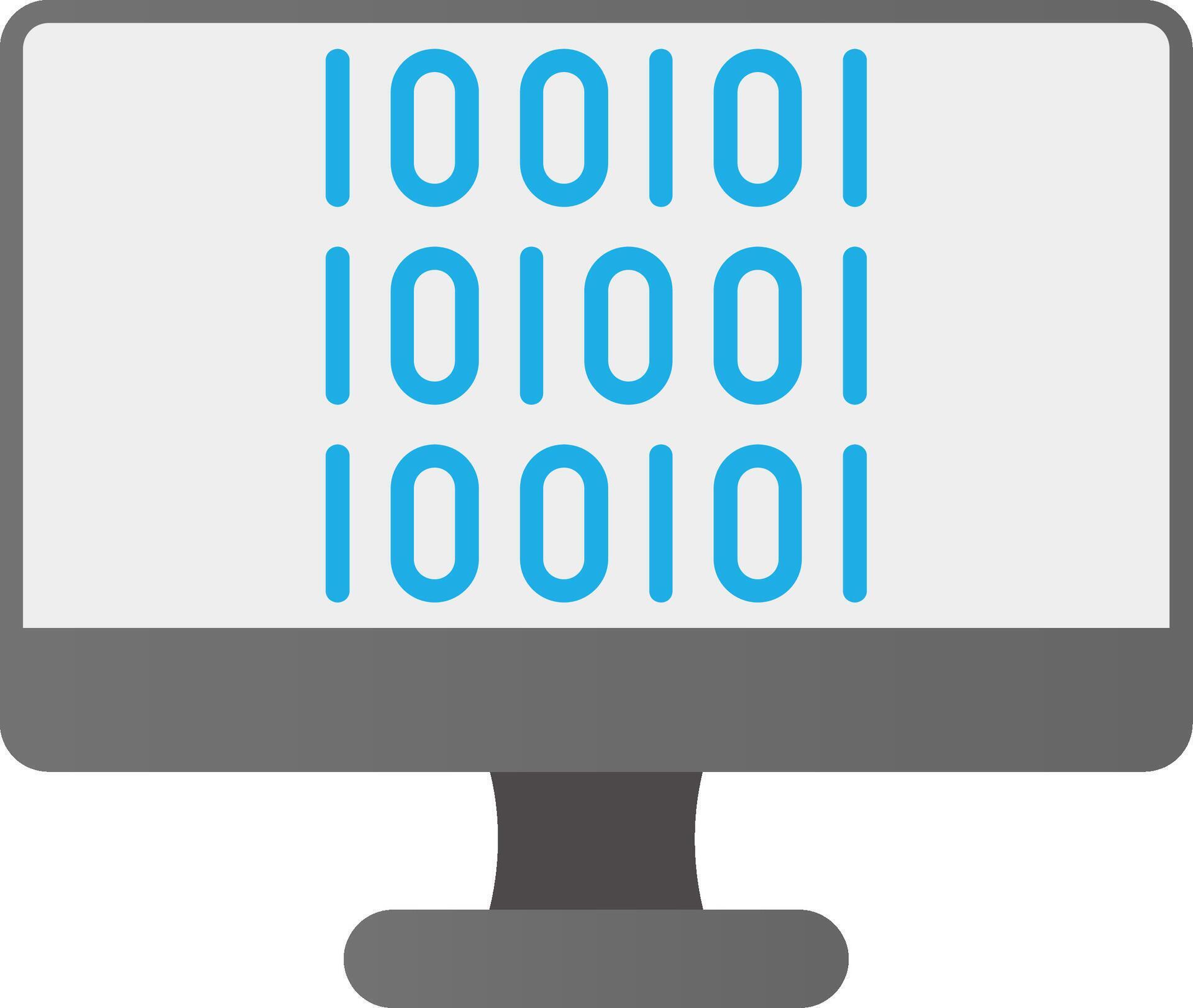 Binary Code Flat Gradient Icon 42177778 Vector Art at Vecteezy