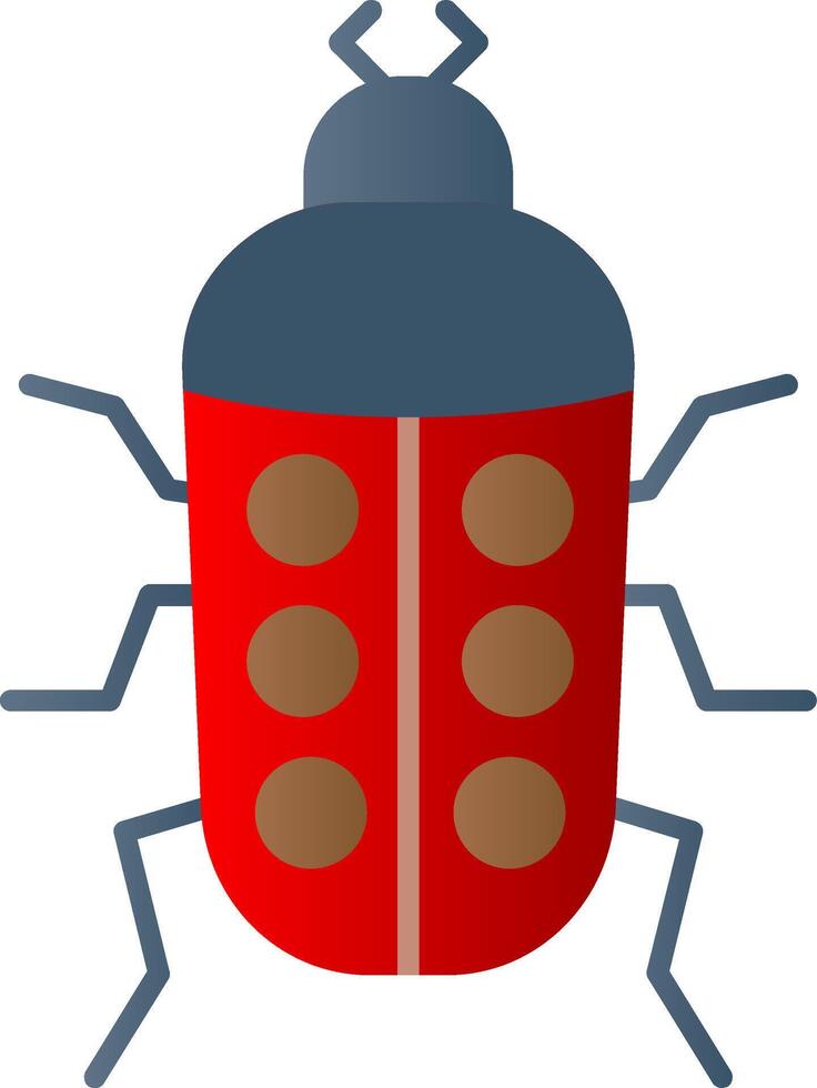Insect Flat Gradient  Icon vector