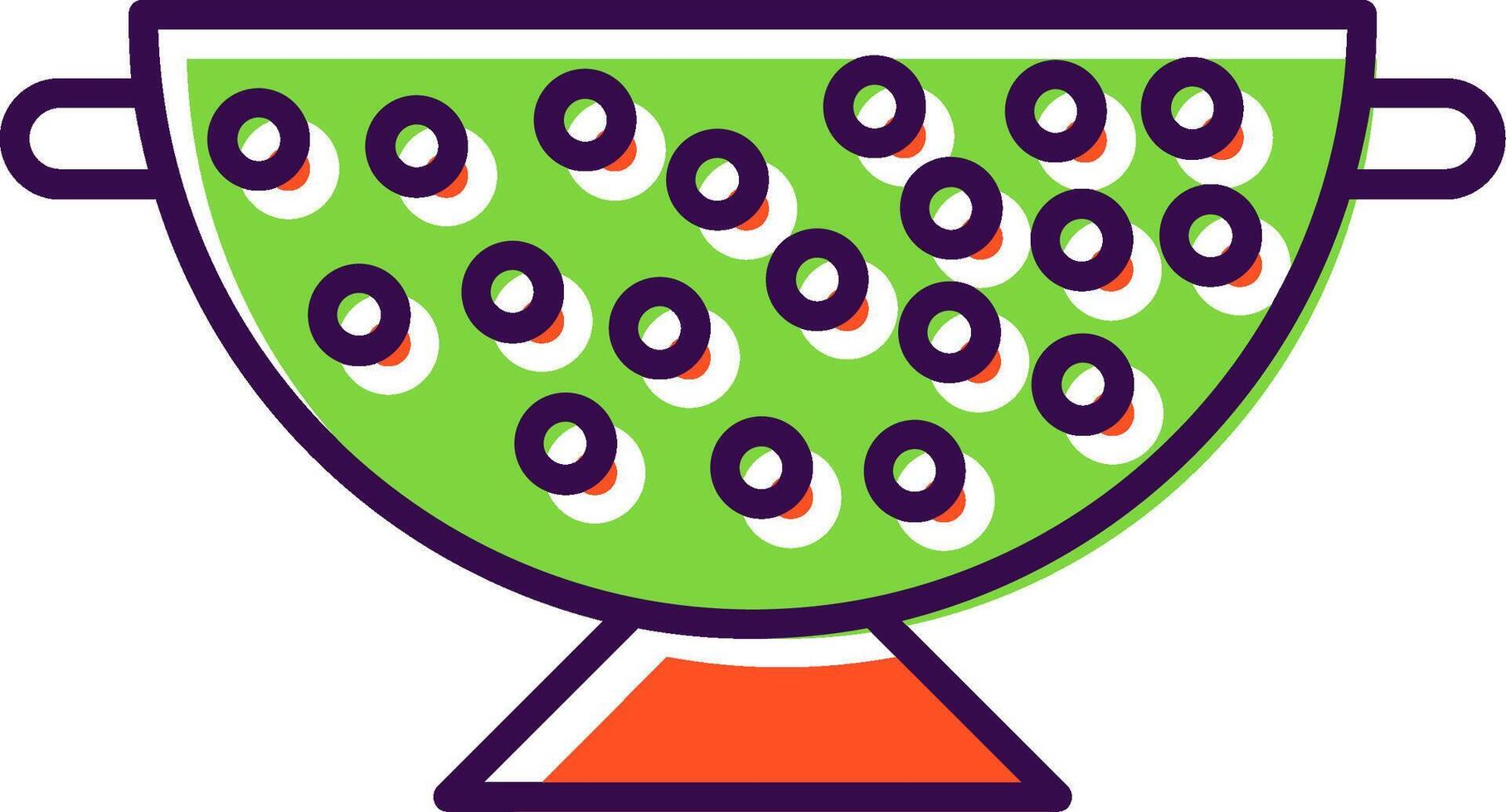 Sieve Filled  Icon vector