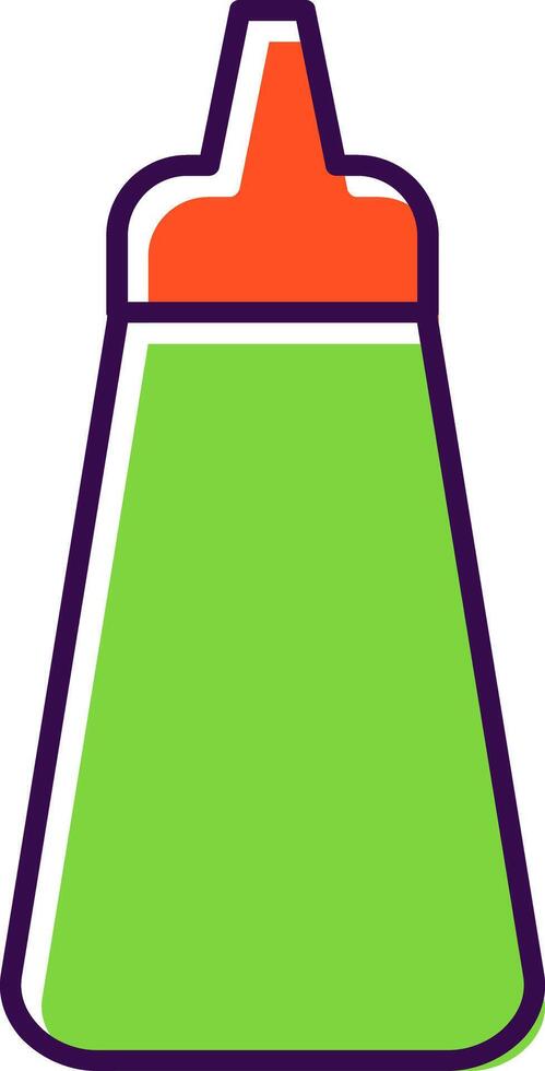 Ketchup Filled  Icon vector