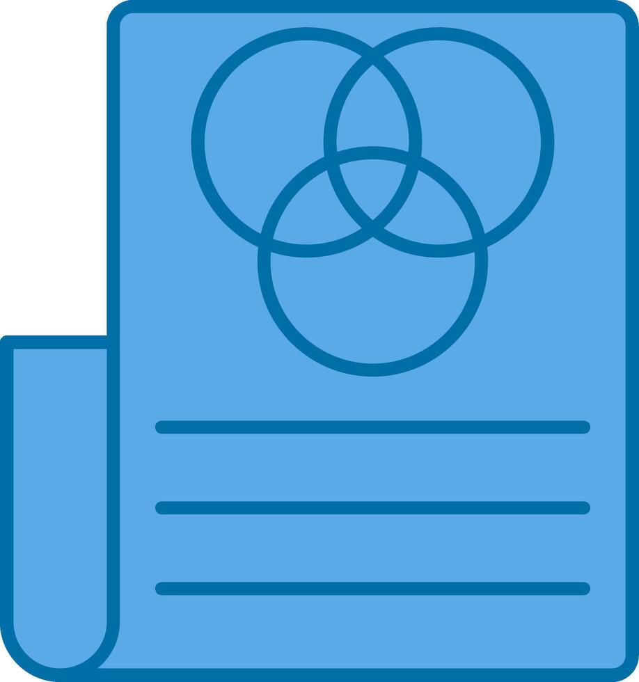 Rgb Filled Blue  Icon vector