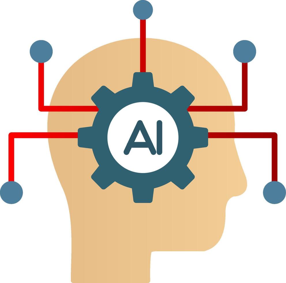 Artificial Intelligence Flat Gradient Icon 42178482 Vector Art at Vecteezy