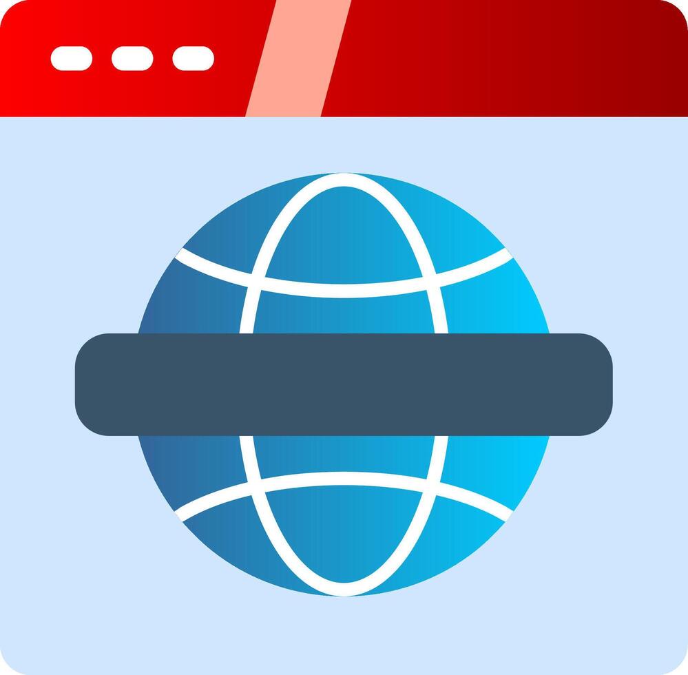 Website Flat Gradient Icon 42178925 Vector Art at Vecteezy