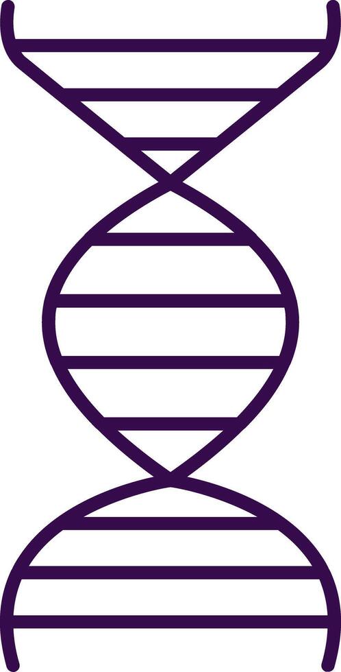Dna Filled  Icon vector
