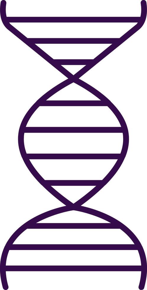 Dna Filled  Icon vector