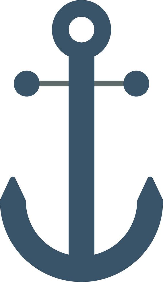 Anchor Flat Gradient  Icon vector