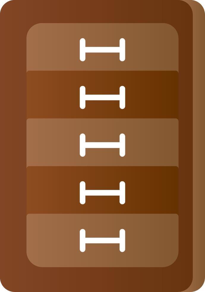 Cabinet Drawer Flat Gradient  Icon vector