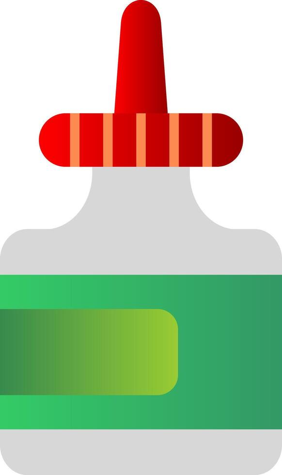 Glue Flat Gradient  Icon vector