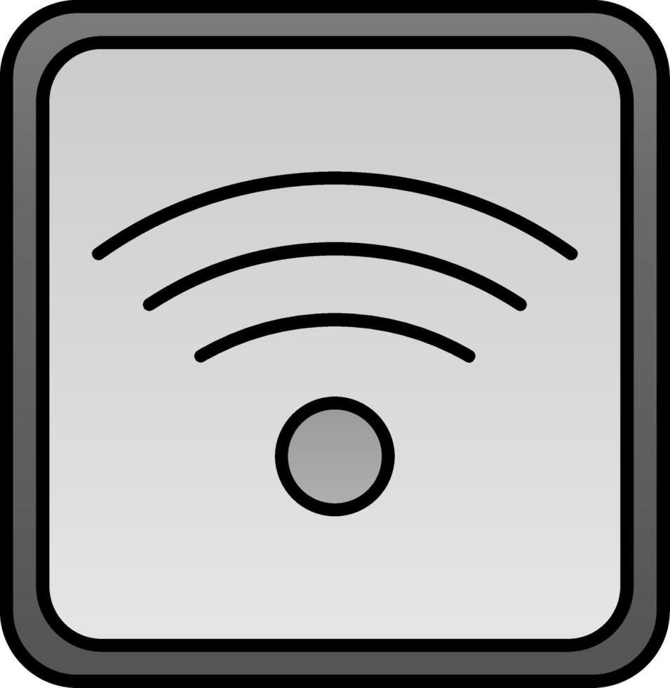 Wifi Line Filled Gradient  Icon vector