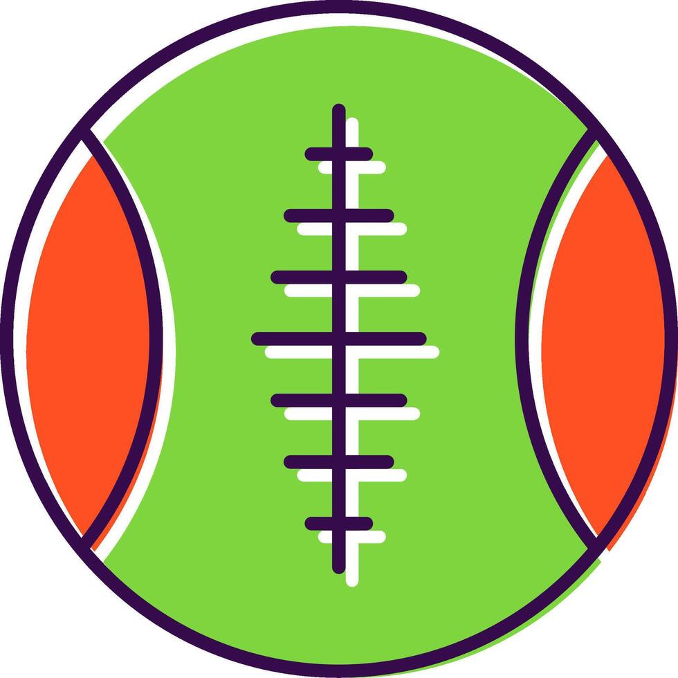 Sports Ball Filled  Icon vector