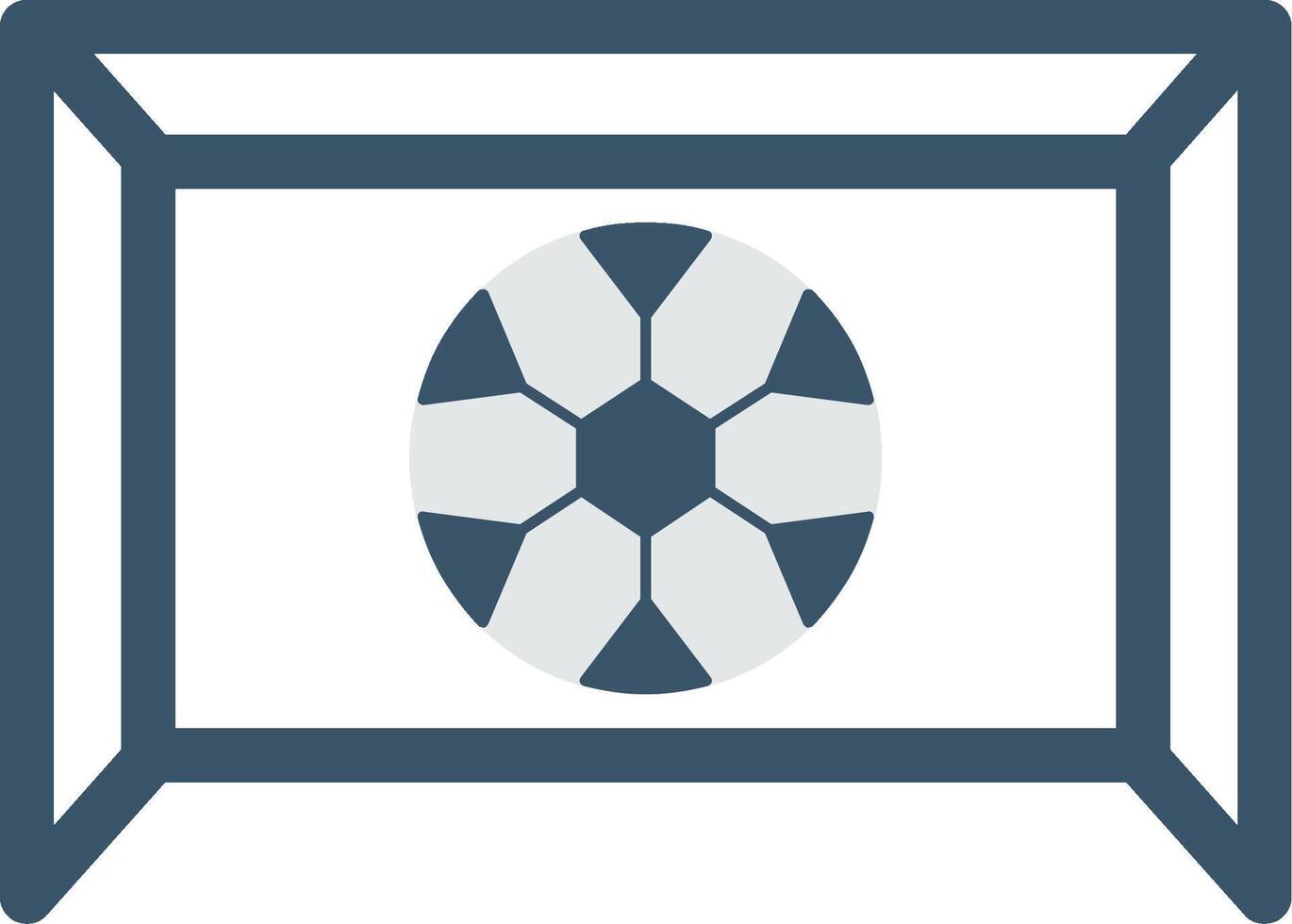 Goalie Flat Gradient  Icon vector