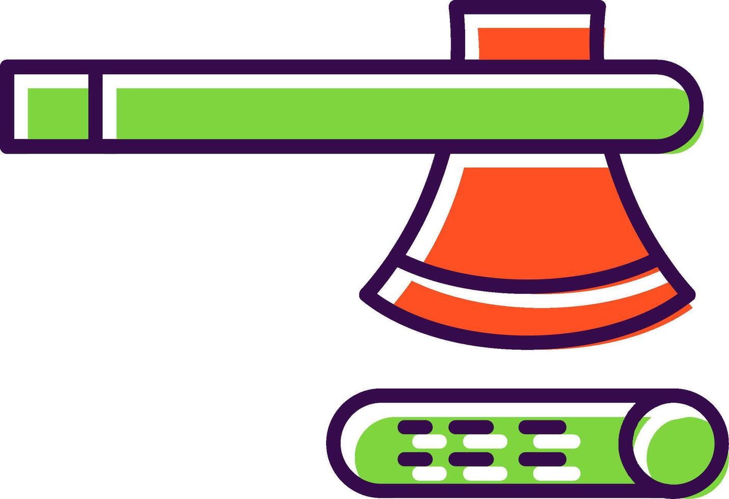 Axe Filled  Icon vector