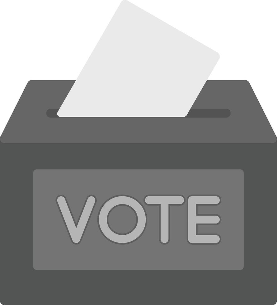 Voting Booth Flat Gradient  Icon vector