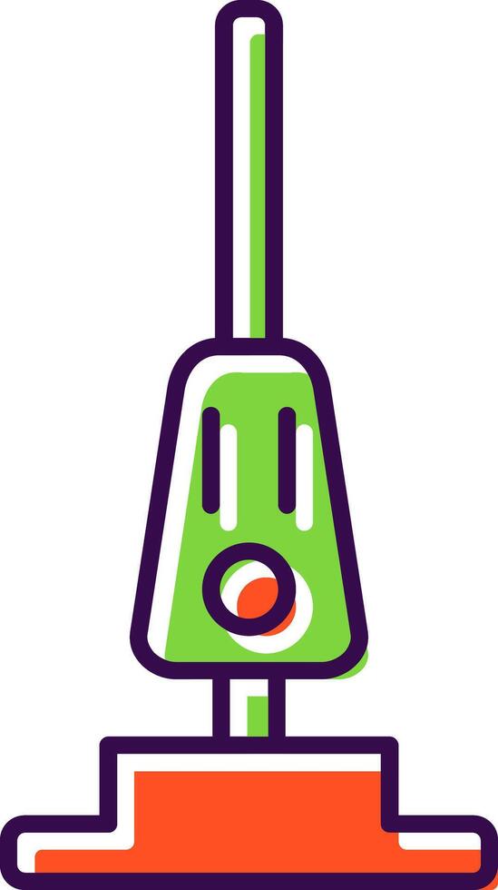 Vacuum Cleaner Filled  Icon vector