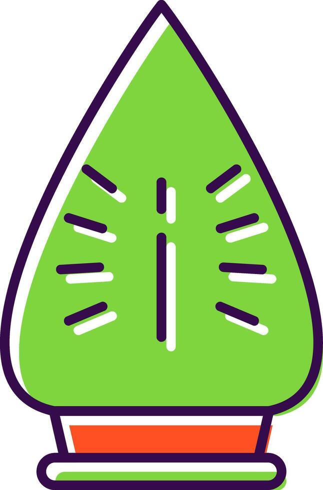 Iron Filled  Icon vector