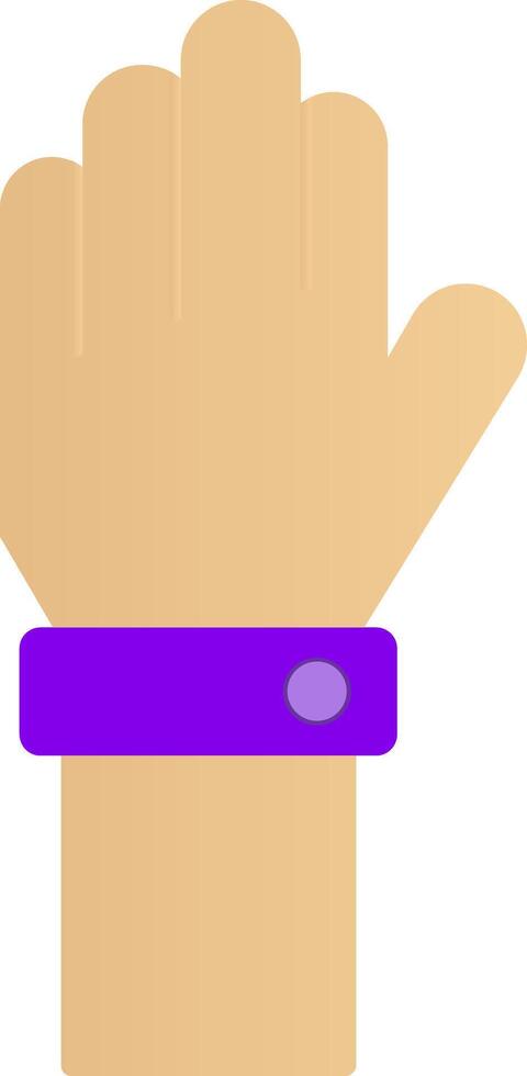 Raise Hand Flat Gradient  Icon vector