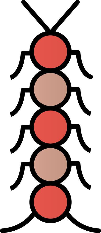 Insect Line Filled Gradient  Icon vector