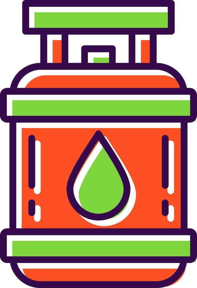 Propane Filled  Icon vector