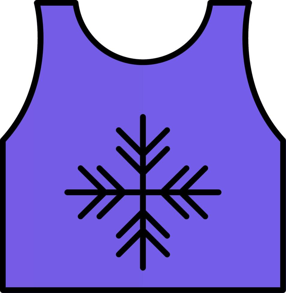 Tanktop Line Filled Gradient  Icon vector