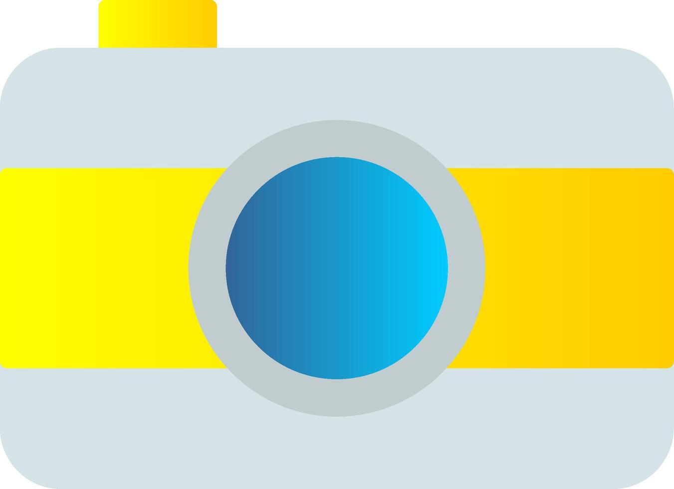 Old Came Flat Gradient  Icon vector