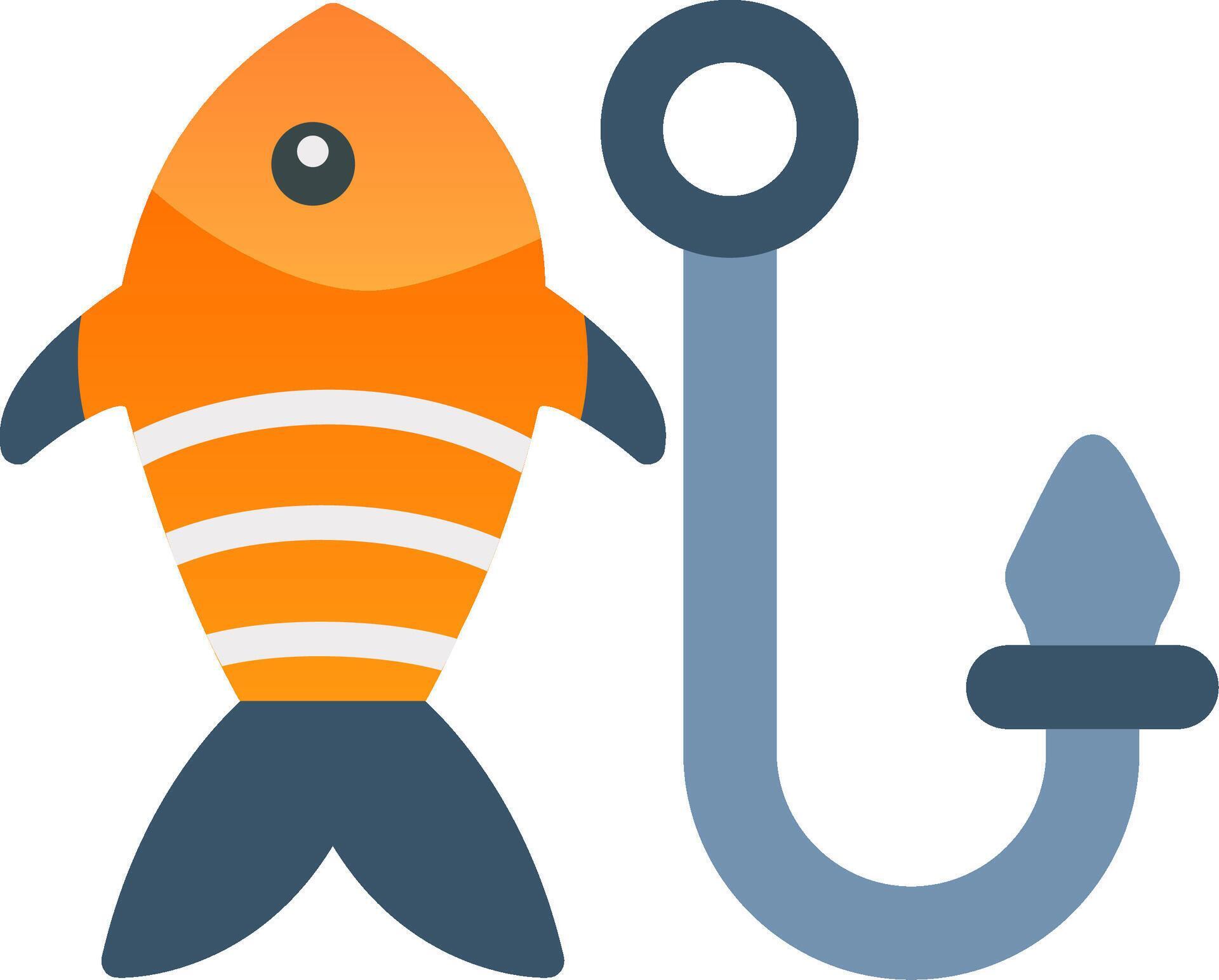 Fishhook Flat Gradient Icon 42182699 Vector Art at Vecteezy