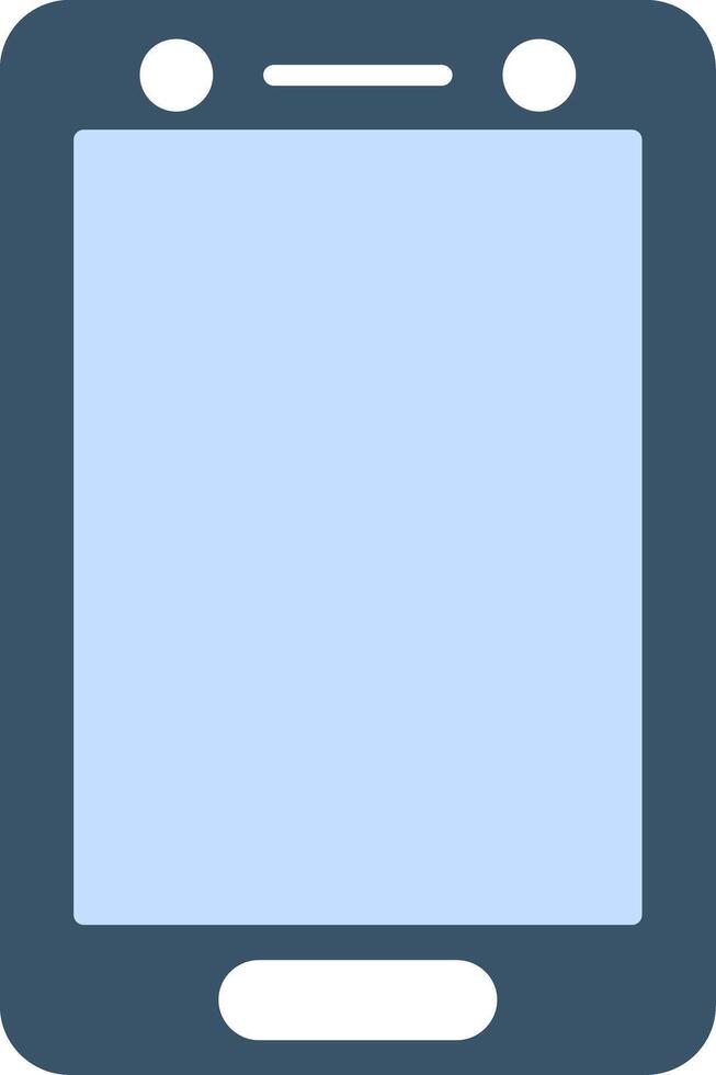 Smartphone Flat Gradient  Icon vector