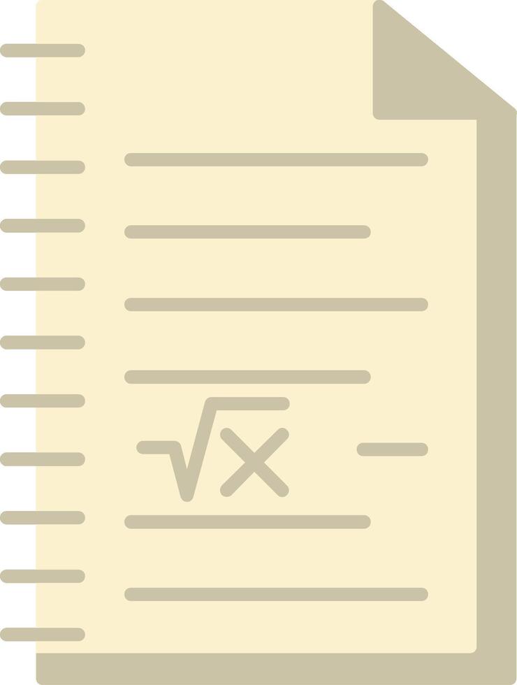 Math Flat Gradient  Icon vector