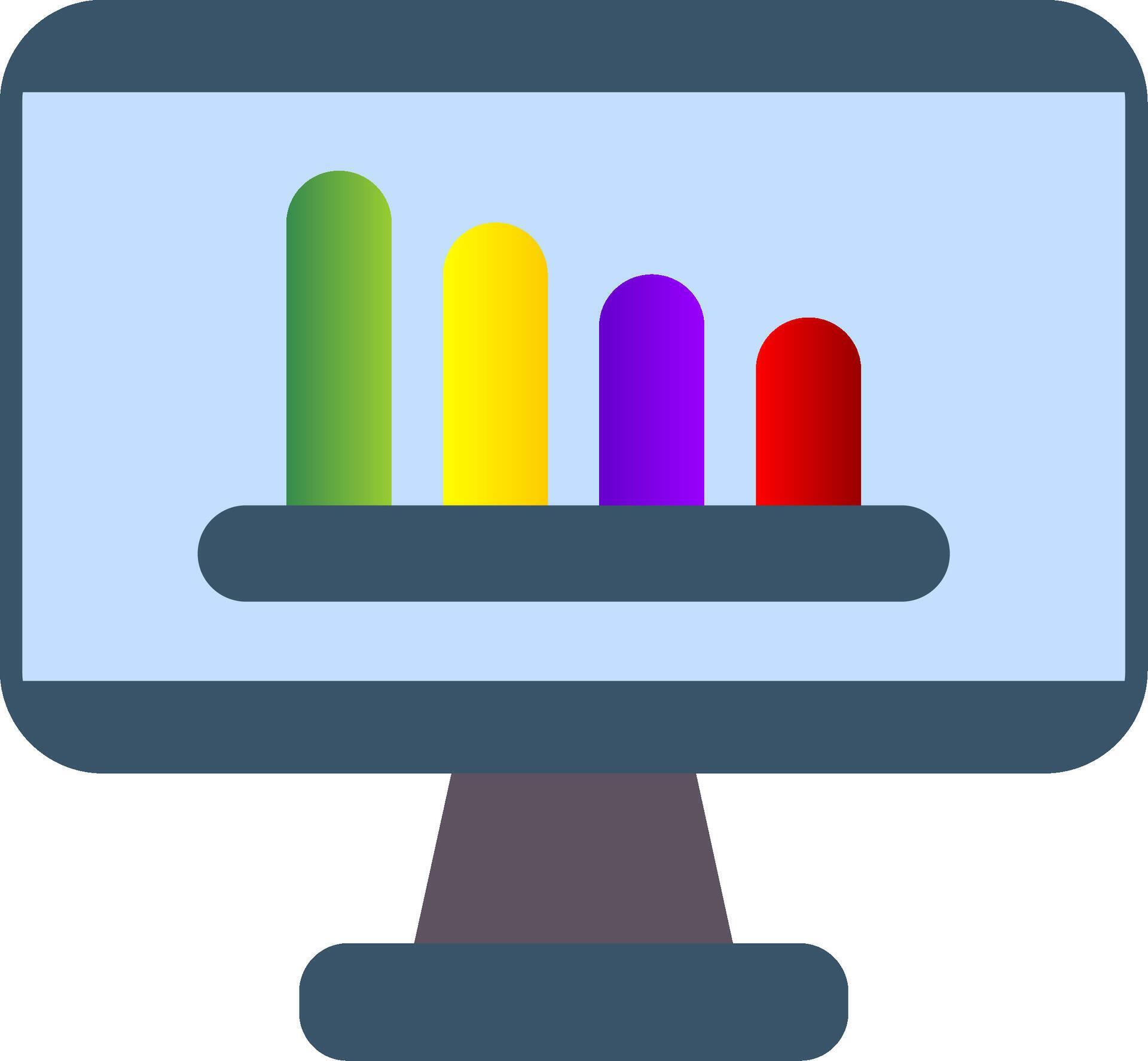 Monitor Screen Flat Gradient Icon 42183803 Vector Art at Vecteezy