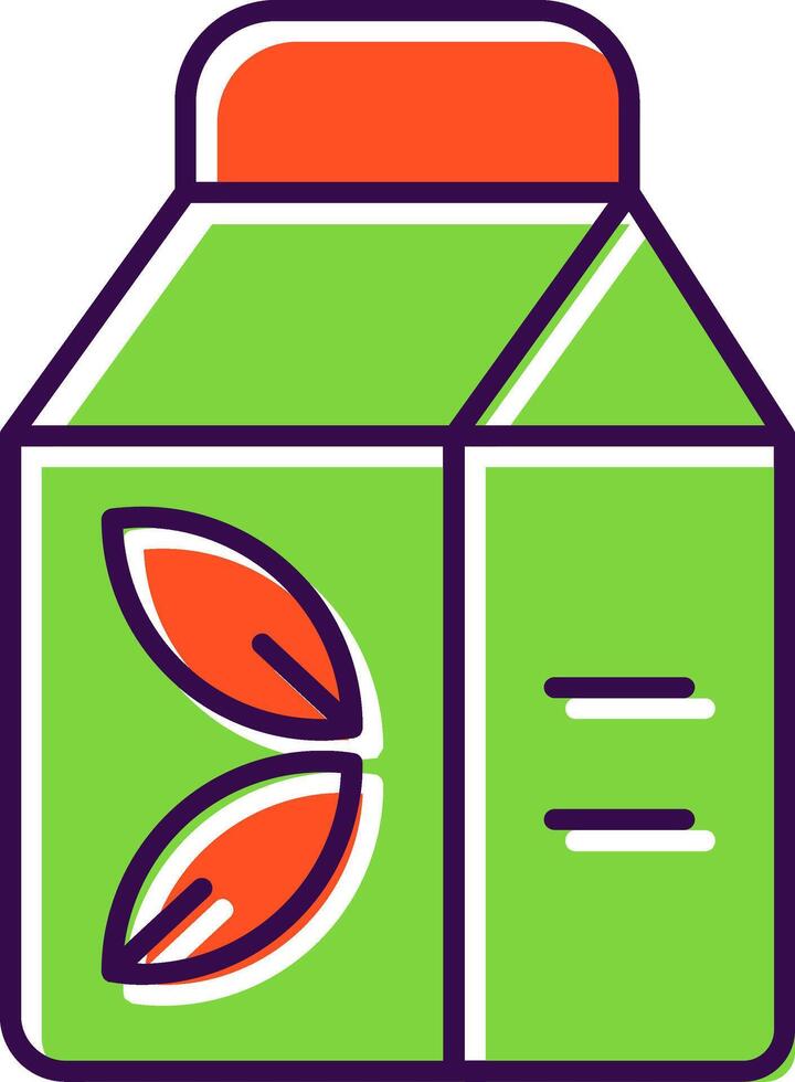 Package Filled  Icon vector