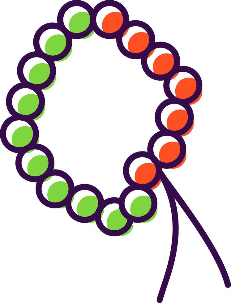 Rosary Filled  Icon vector