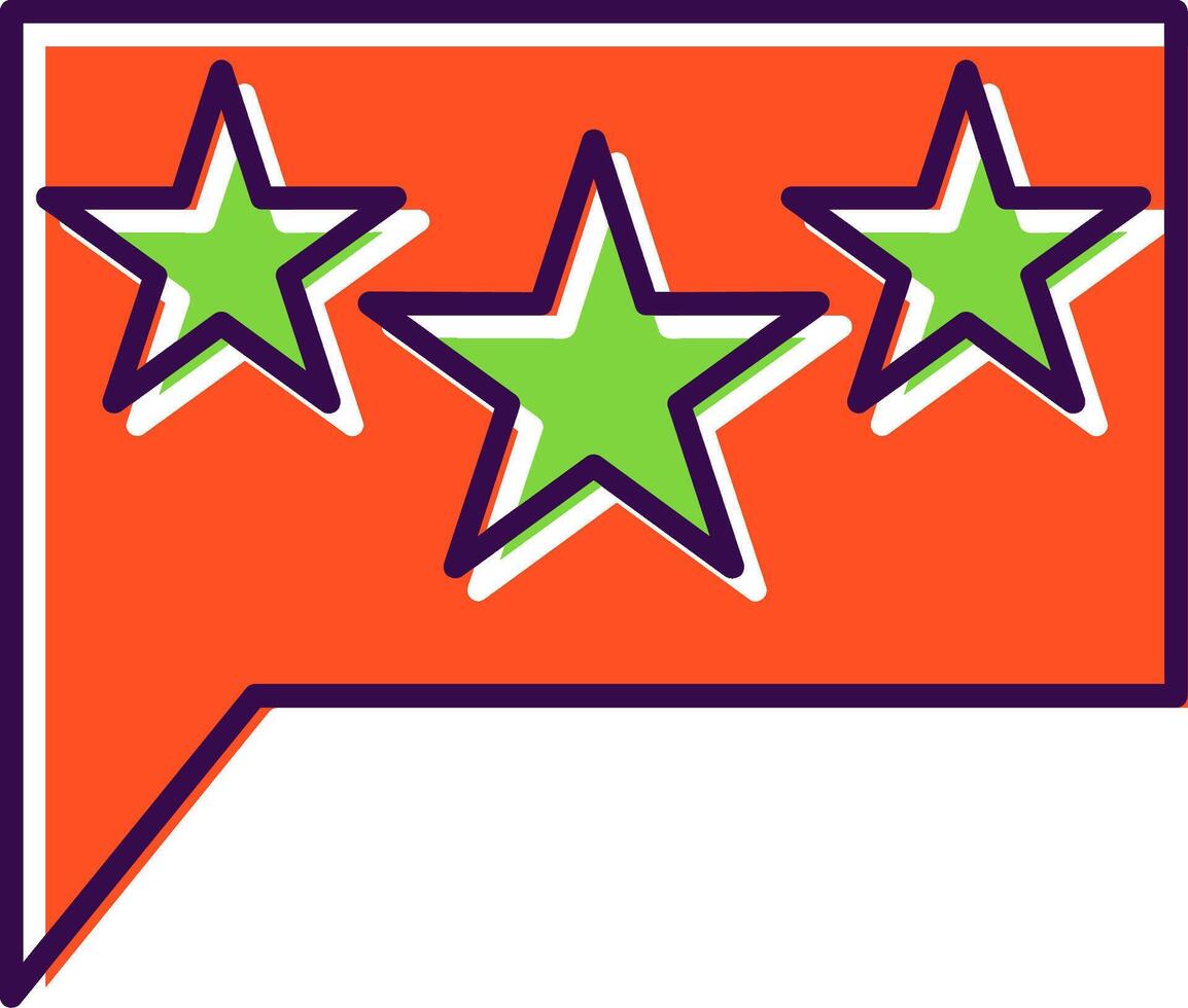 Stars Filled  Icon vector