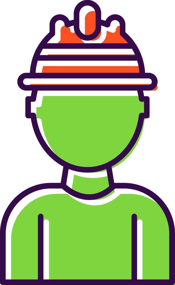 Labor Filled  Icon vector