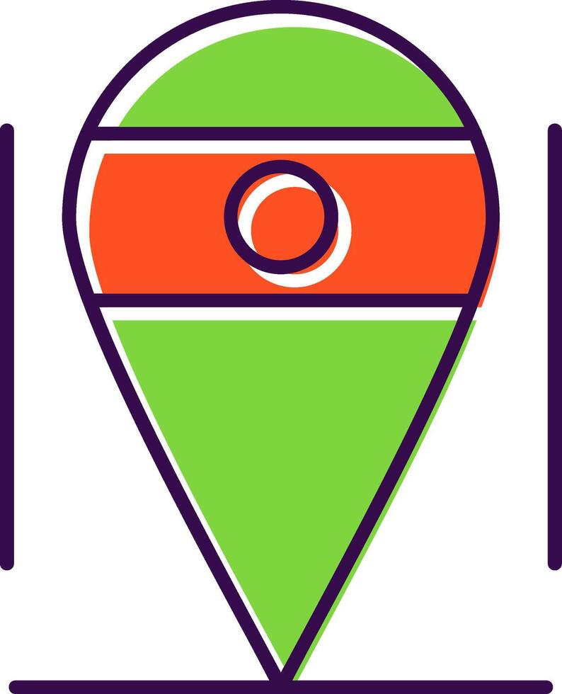 Location Filled  Icon vector