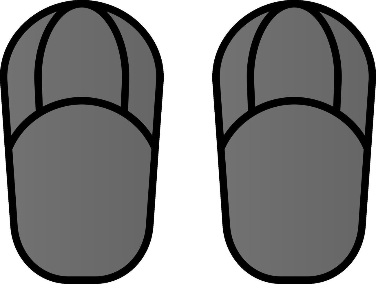 Sandals Line Filled Gradient  Icon vector