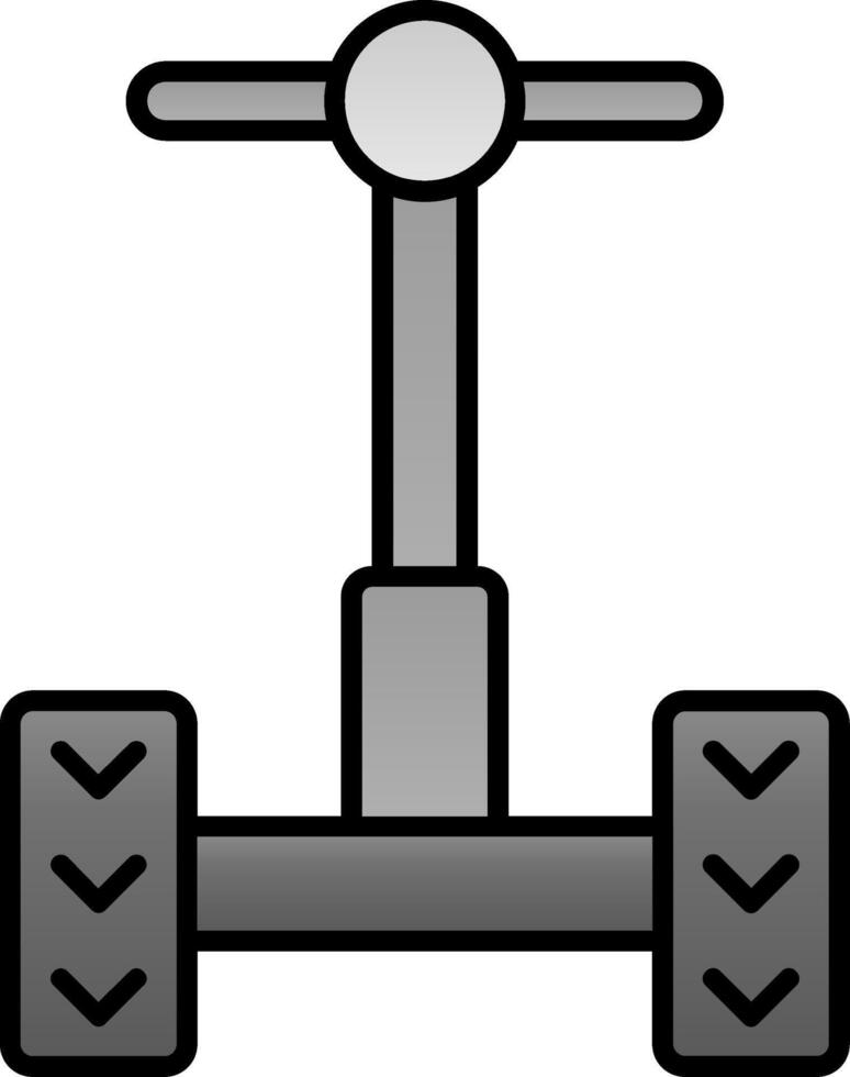 Segway Line Filled Gradient  Icon vector