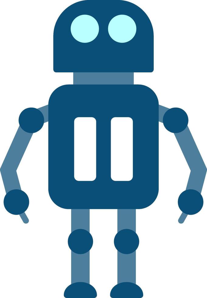 Robot Flat Gradient  Icon vector