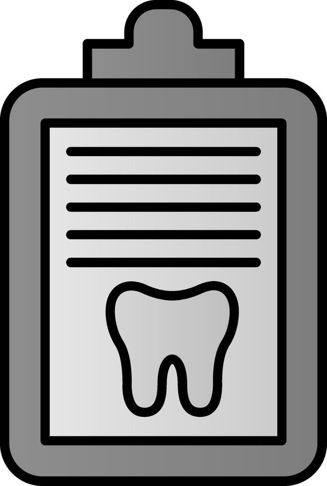 Report Line Filled Gradient  Icon vector
