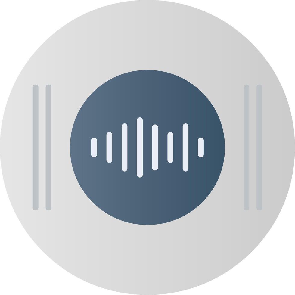 Recording Flat Gradient  Icon vector